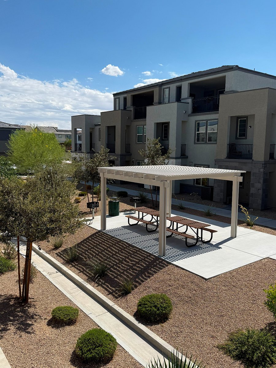BBQ space in front of property
