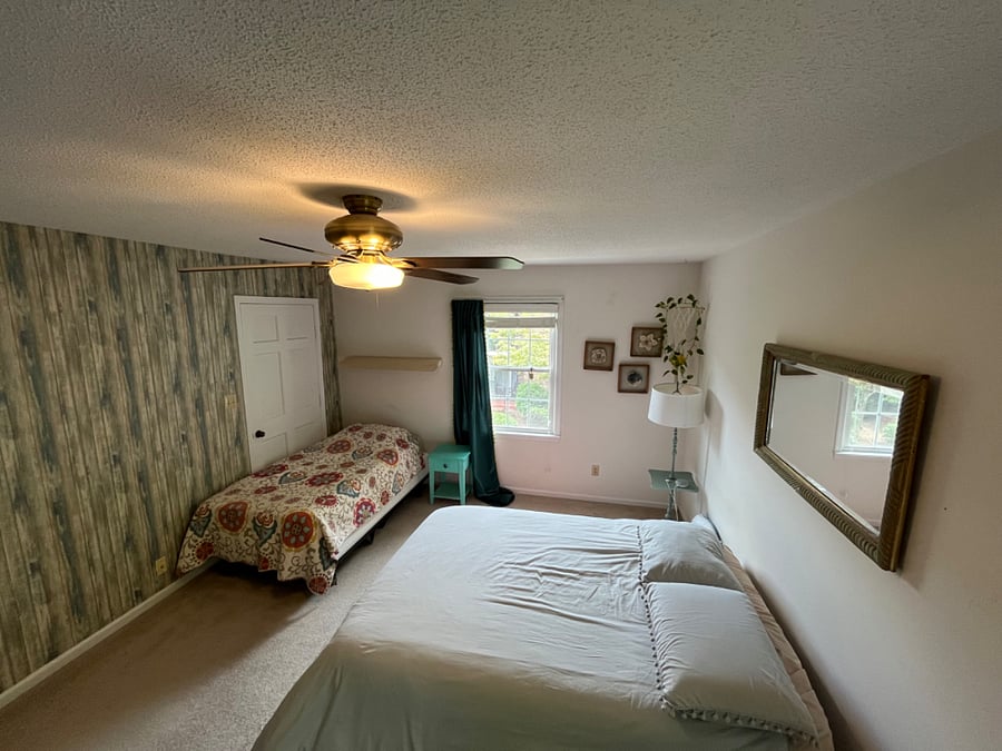 Bedroom one. 