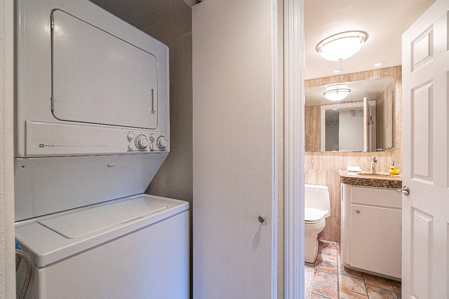 Washer and Dryer included.