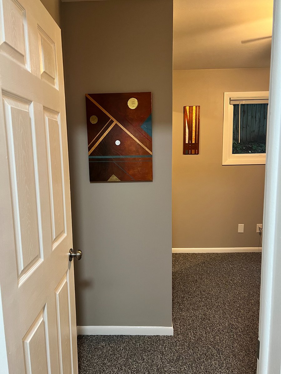 Entrance to the rear bedroom.
