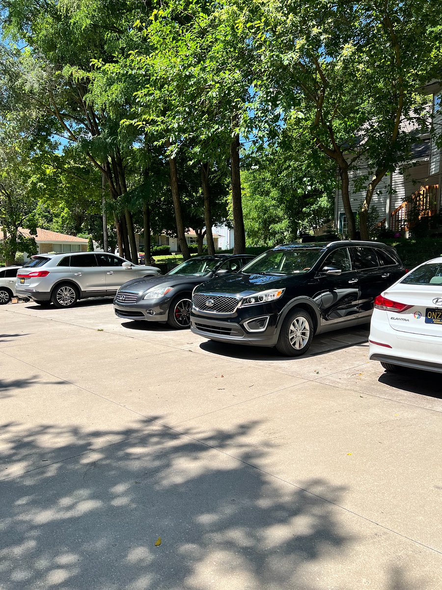 Large well maintained parking area, each apartment has 2 parking spaces.