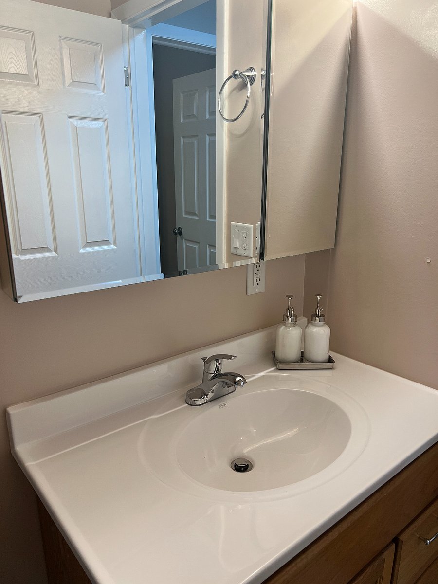 We stock hand soap and lotion for our tenants.