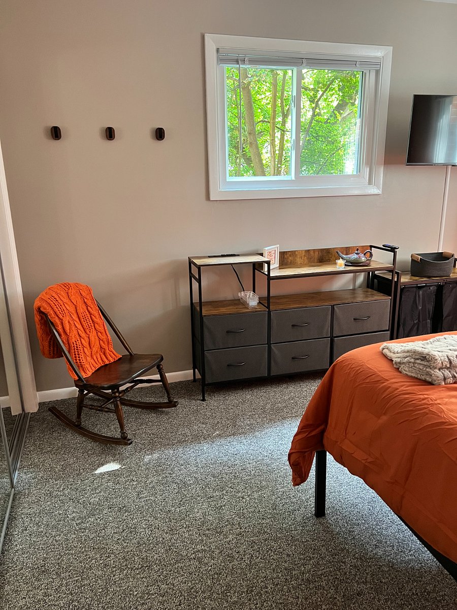 Front bedroom has plenty of storage for your personal items.