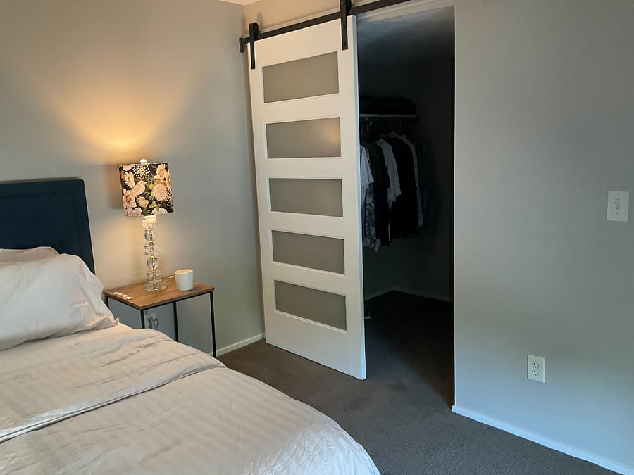 Primary Bedroom & Walk-in Closet 