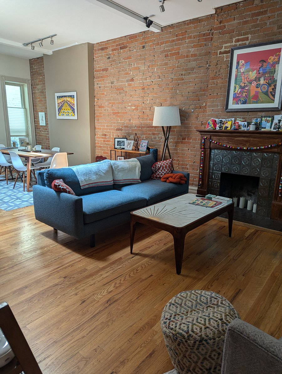 Living room with Smart TV