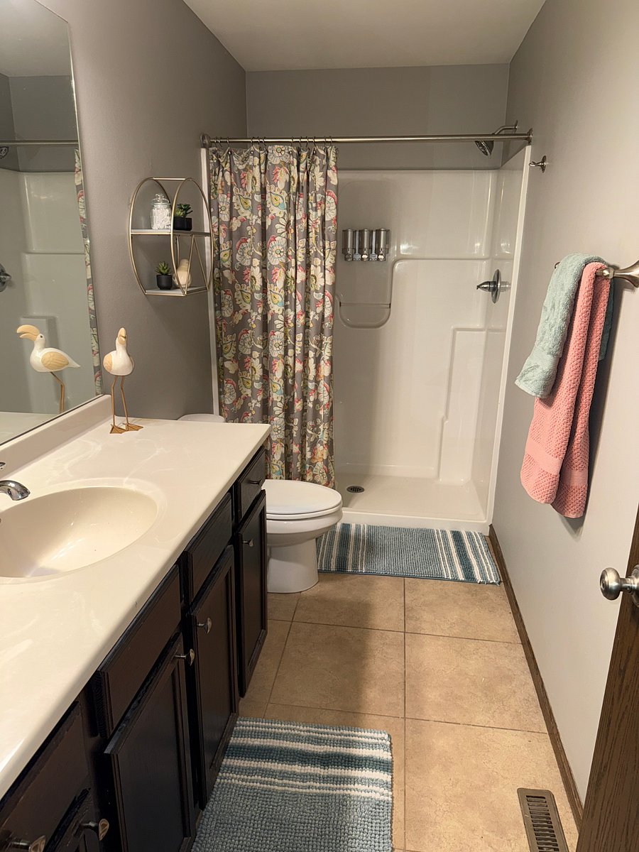Master bath walk-in shower