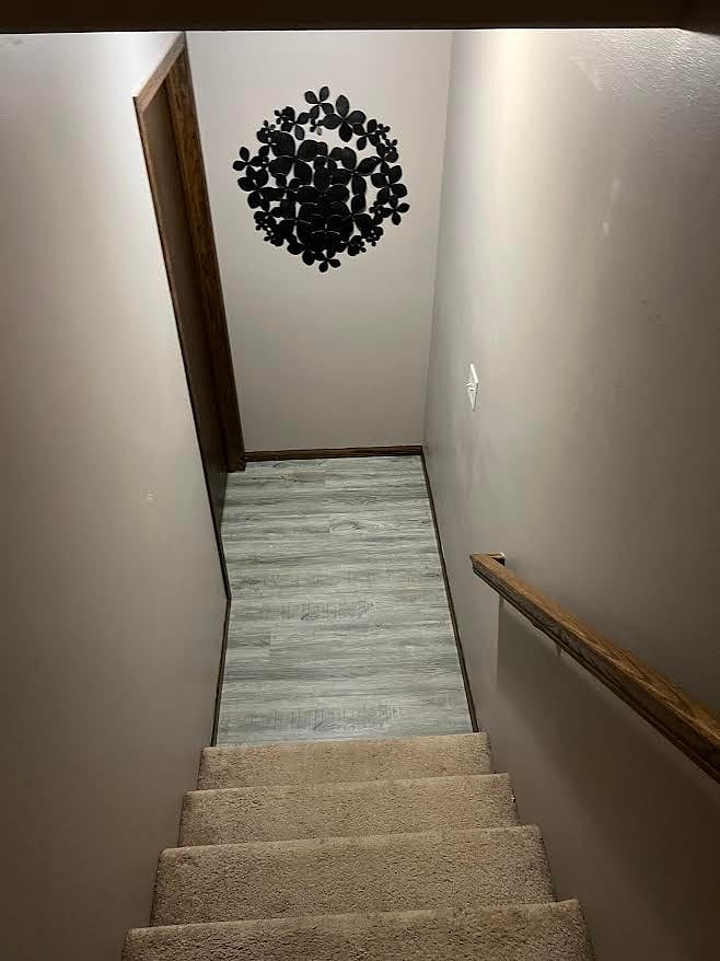 Downstairs access from the front door.