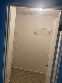 Upstairs Walk-in closet