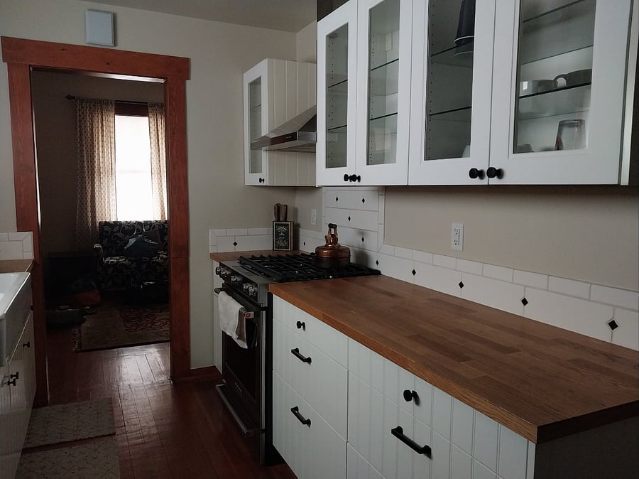 Kitchen with full-sized appliances