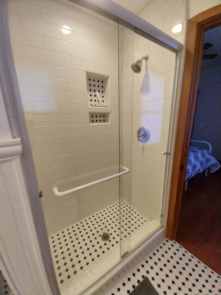 large shower