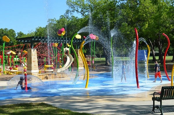 Access to neighborhood splash pad