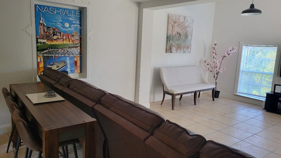 Den/Sunroom Shared Space