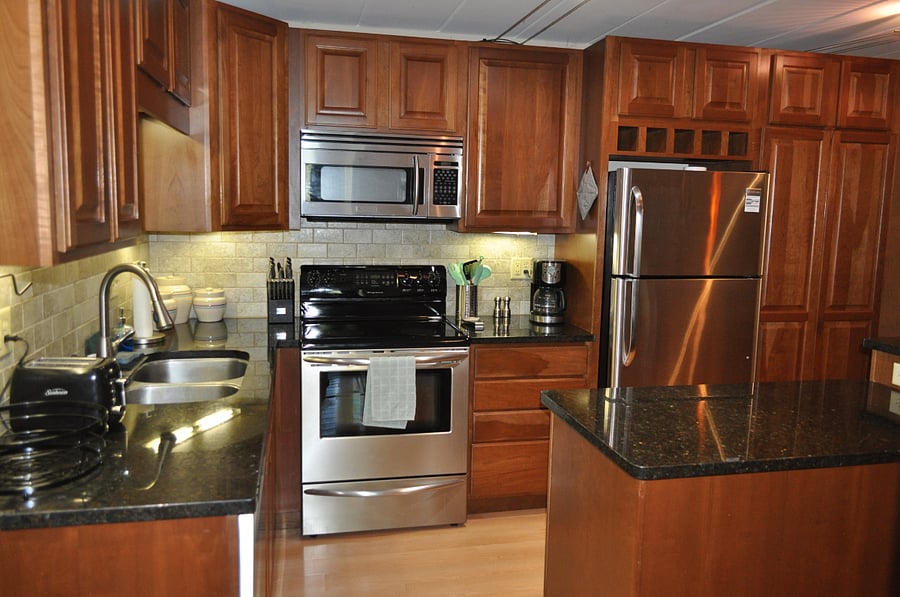 Your future wonderful cooking space! Tons of room on that island!