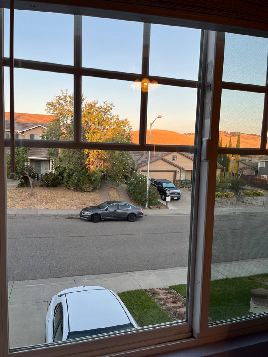 View from your bedroom window.