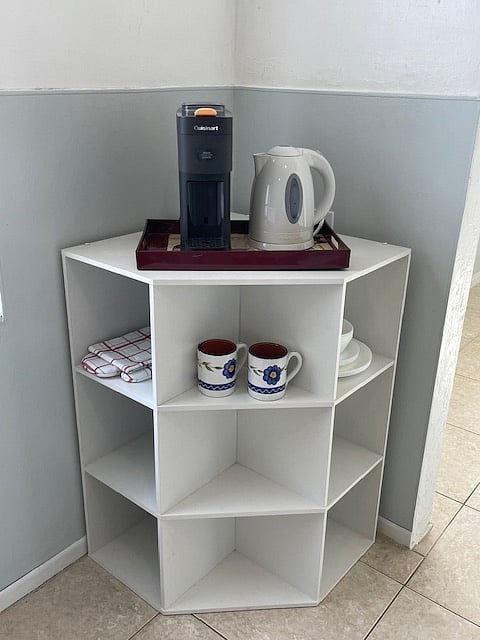 Coffee bar.