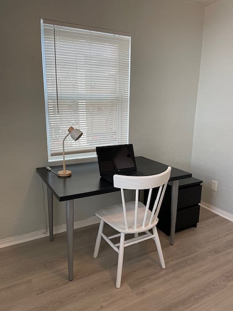 Second bedroom which could be an office or guest room.