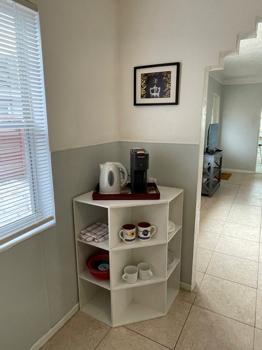 Coffee bar details.