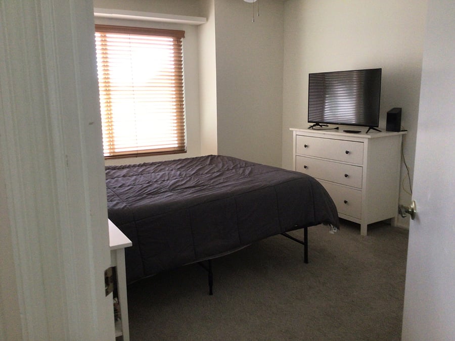 Bedroom on right