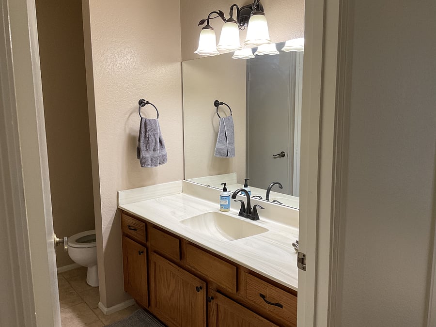 Half bath downstairs