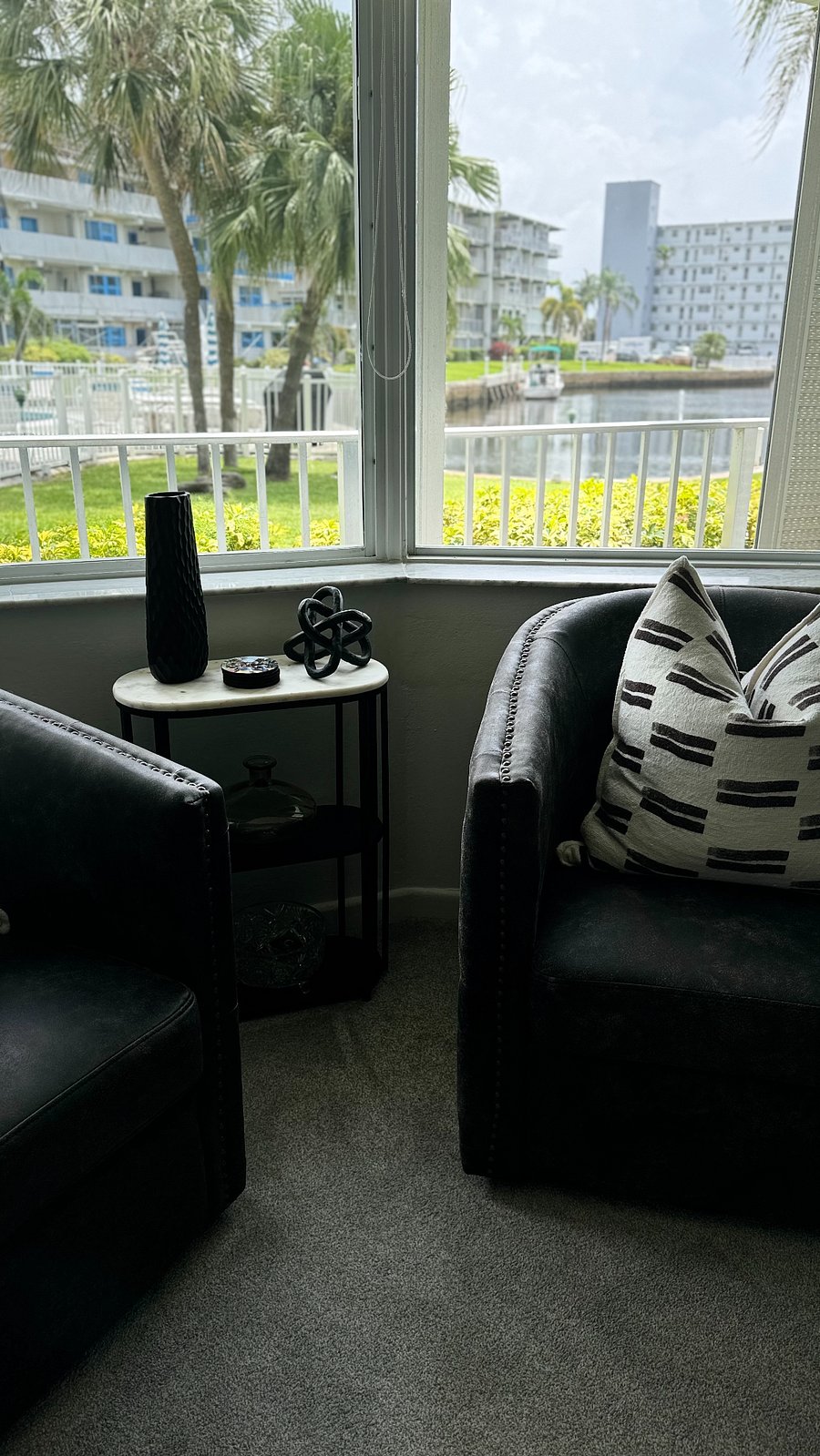 Beautiful views from the interior and the private patio