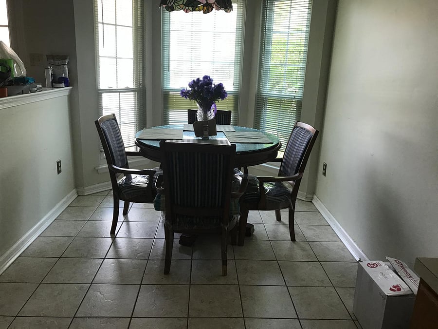 1 of 2 pictures of shared kitchen 