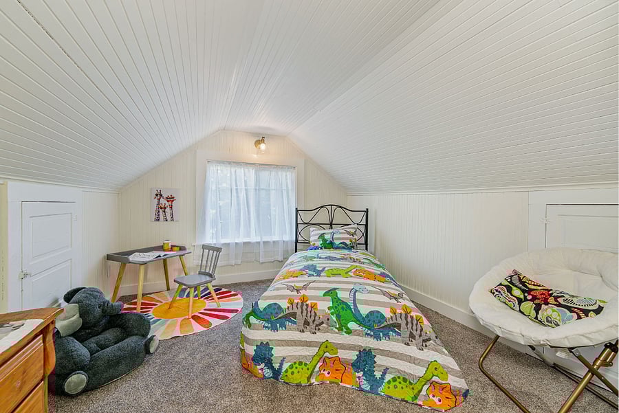 Upstairs bedroom could also be used as an office