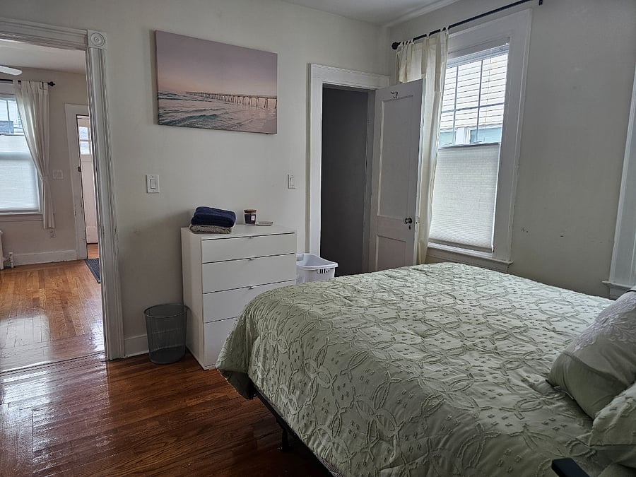 Bedroom 1 with walk-in closet