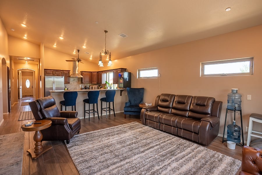West side kitchen living room. 