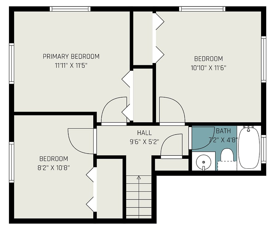 Upper level