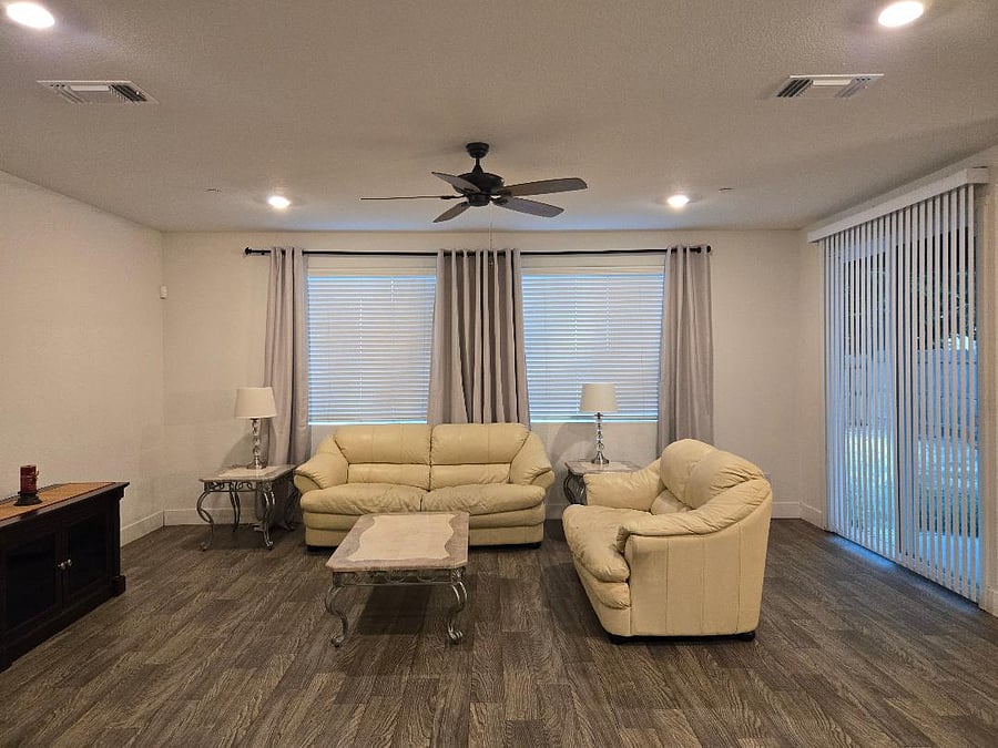 Family room with sala set
