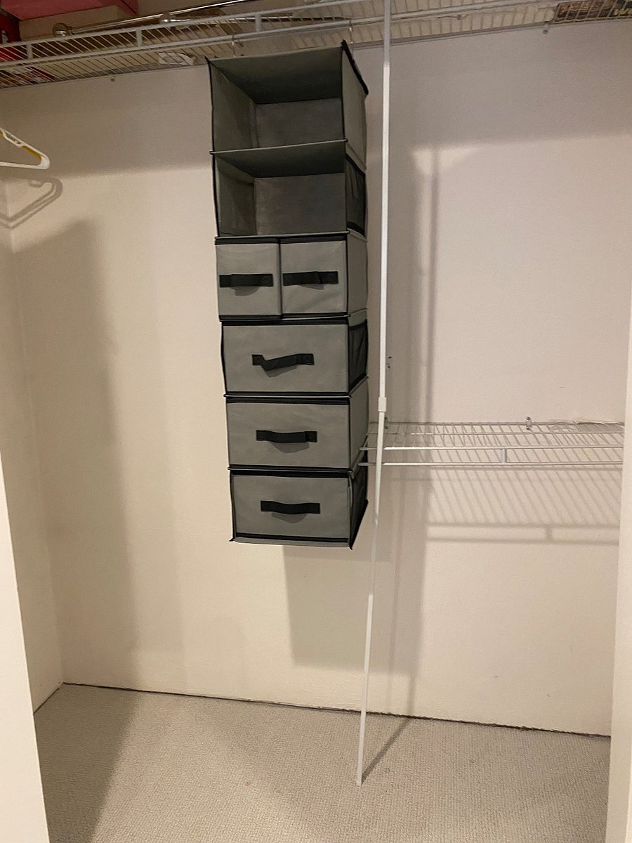 8 ft wide large closet in bedroom