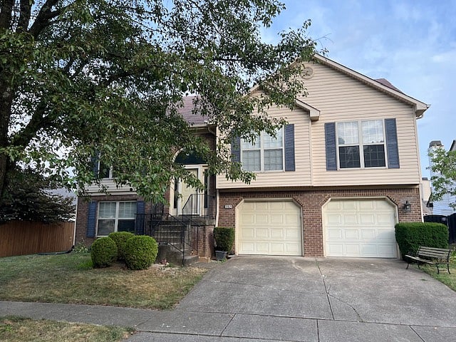 House with ample room between neighbors. Two car garage with parking in driveway for two cars. Shady street parking.