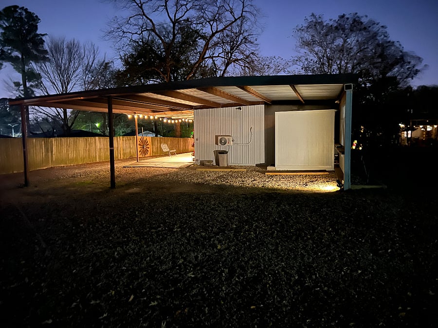 Large covered attached parking and laundry room so you are never out in the rain arriving home or doing laundry.