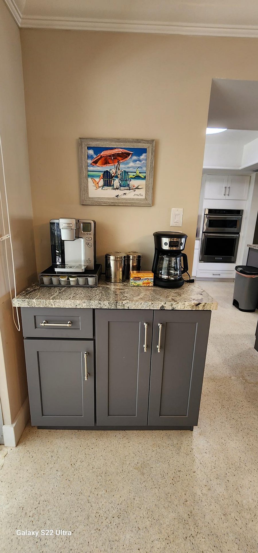 separate coffee station