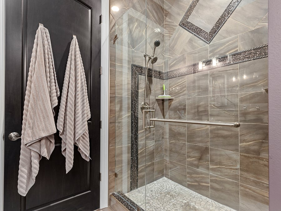 Master shower
