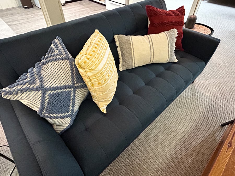 Full size sofa seating.