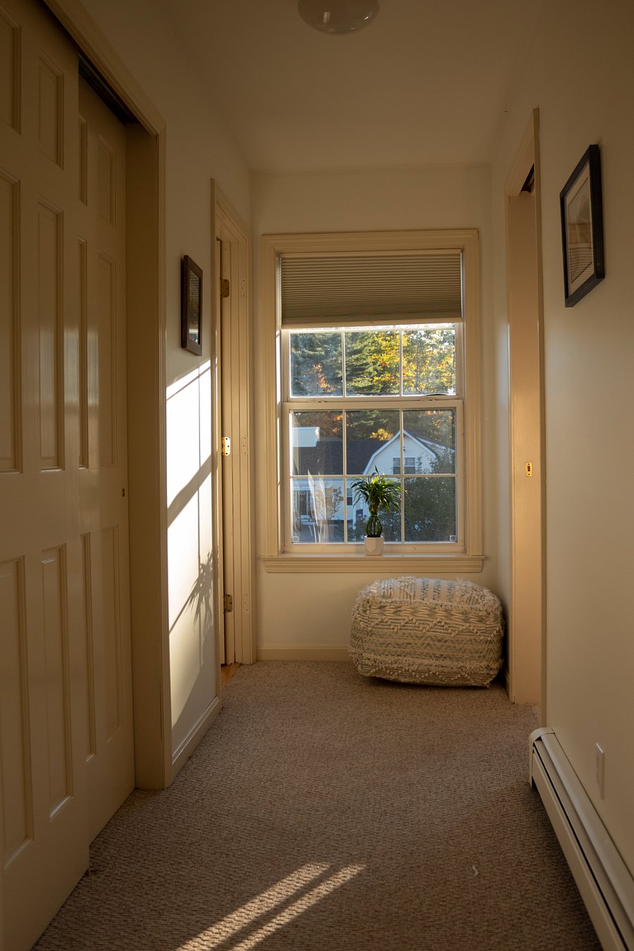 2nd floor hallway2nd floor back bedroom with view to the backyard