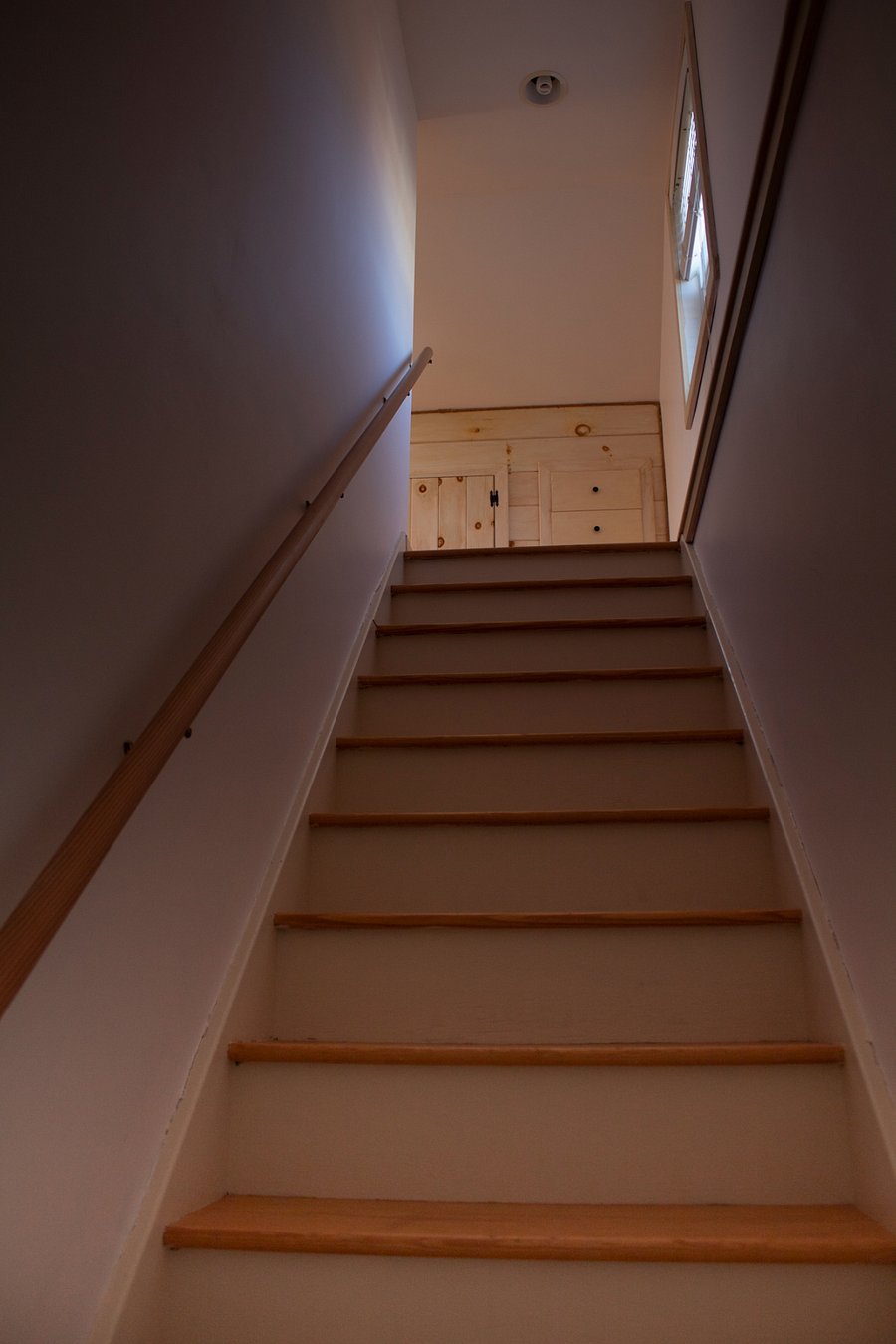 Stairs leading to the third floor