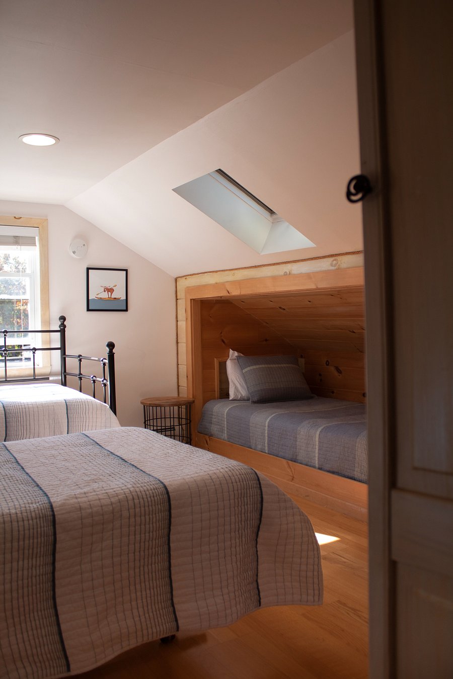 3rd floor bedroom with view of one of the cubbies
