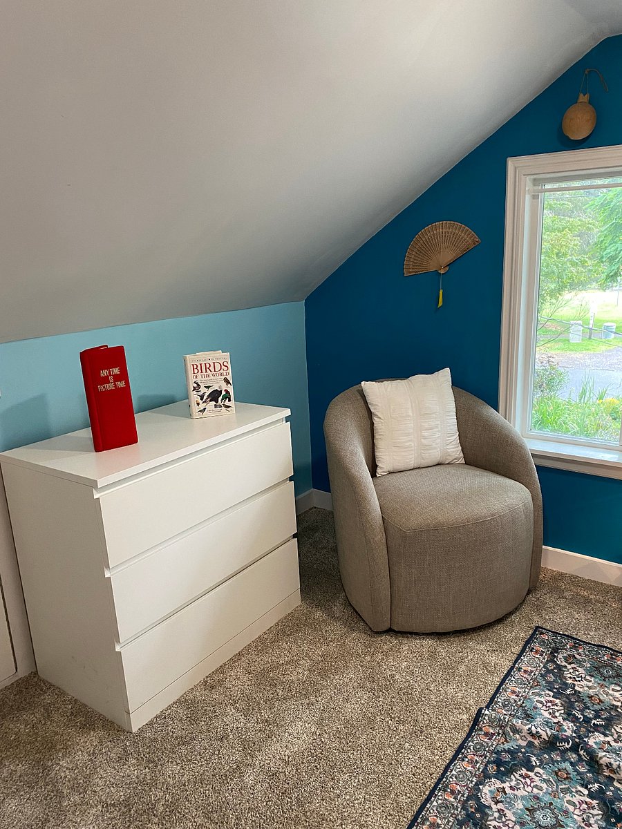 Bedroom #1 has the best view in the house. Curl up with a cup of coffee and wake up with a view of the park out your bedroom window.