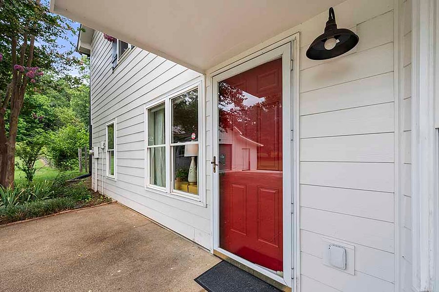 Driveway with Apartment Entry Door