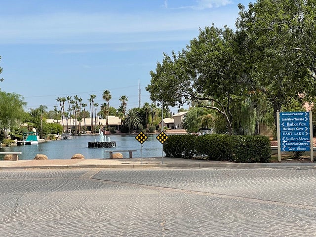 Lake at the entrance to the community with waterfall. Fishing and kiaking welcome.