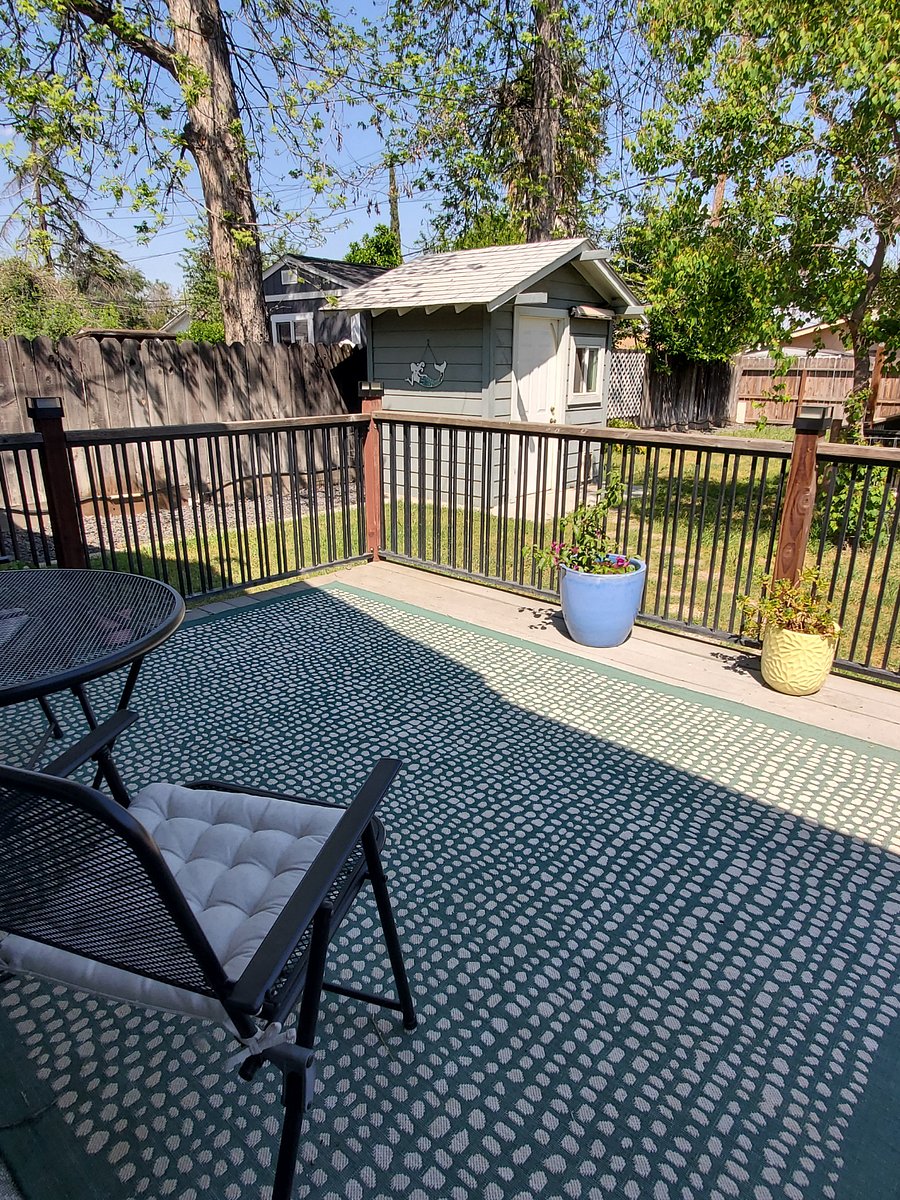 Backyard deck