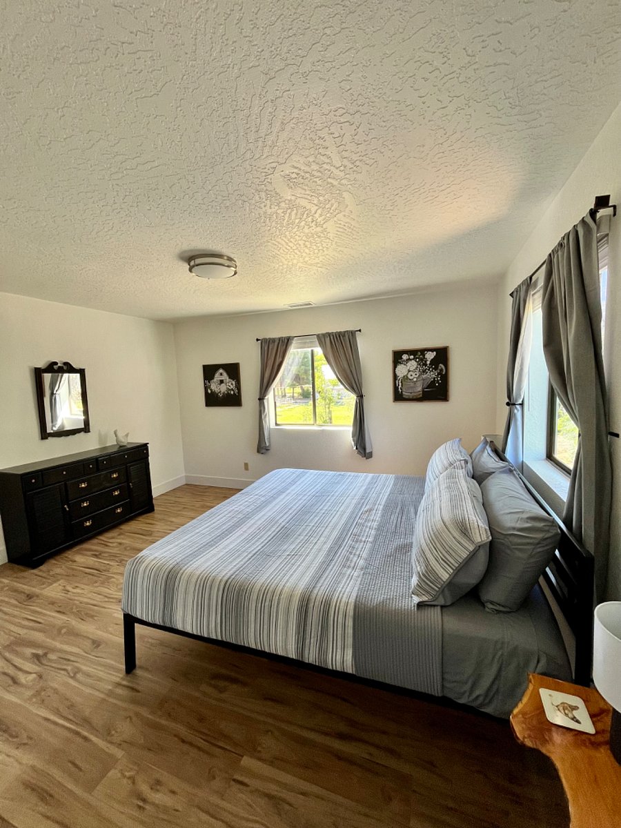 2nd bedroom with king bed