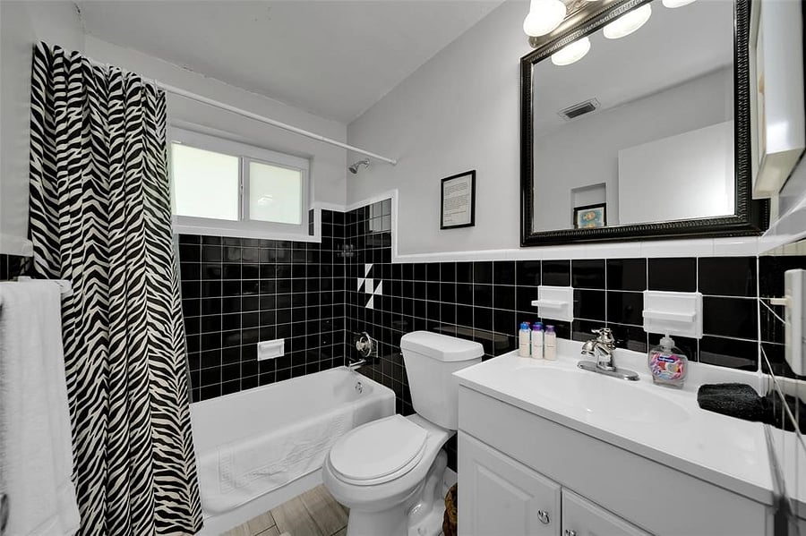 Your Bathroom with full Shower and Tub