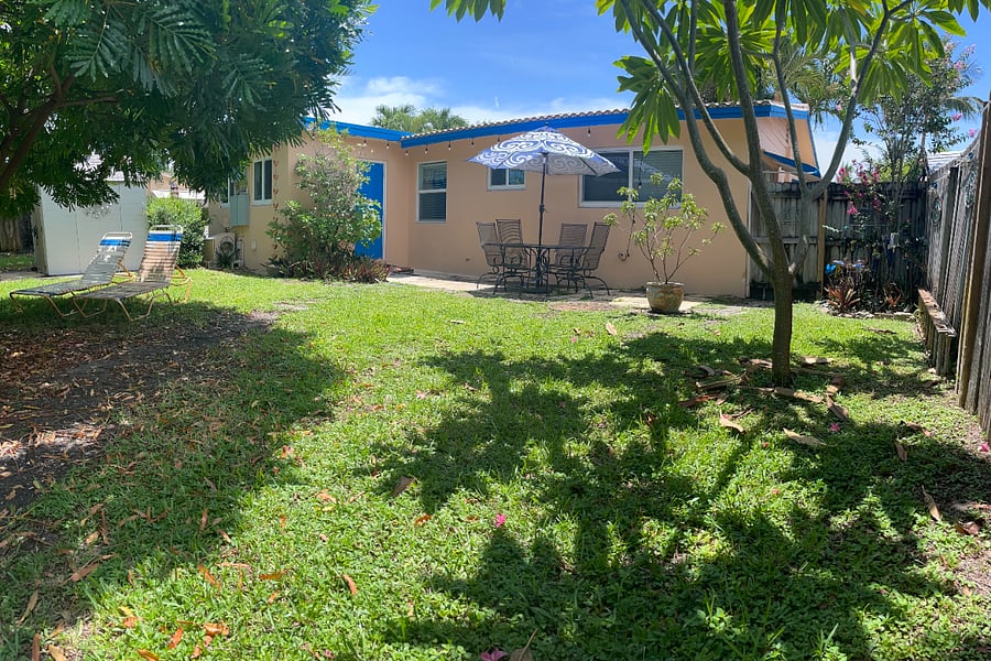 Your backyard and patio