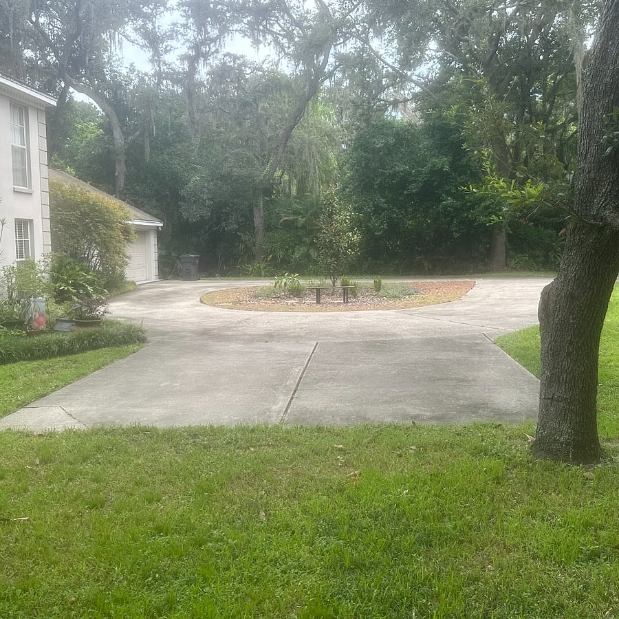 Two parking spaces for guests in driveway