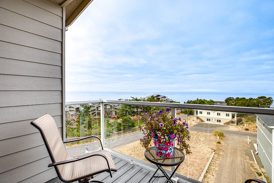 Ocean view from the Oceanside house