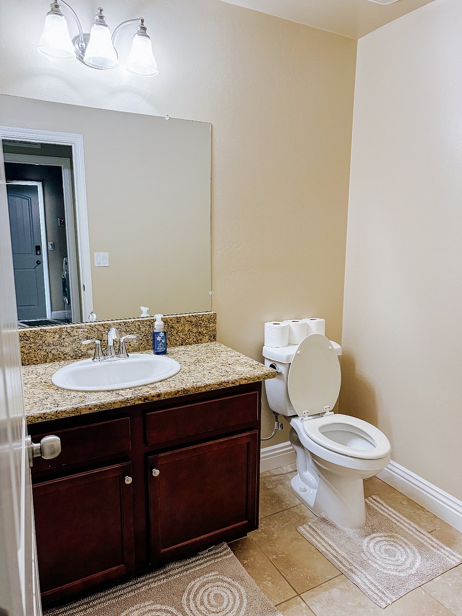downstairs shared half bath