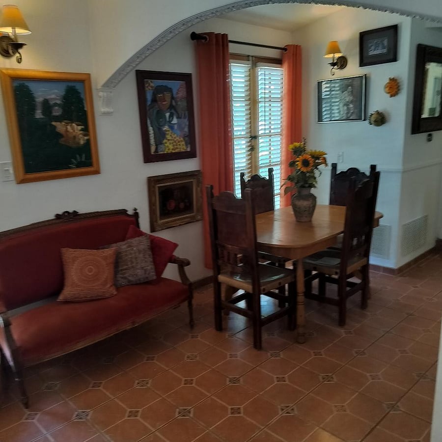 Cozy old world dining.